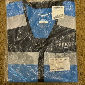 Amazon Blue and Black Safety Vest
